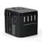 GlobalCharge Universal Travel Adapter With USBC International Plug Adapter MultiPort Travel Charg 6
