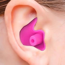 hydroseal soft silicone swimming earplugs – portable waterproof earplugs for swimming, showering & water sports