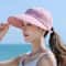 Foldable Wide Brim Ponytail Sun Hat With UV Protection For Women 4