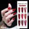 Cherry Ruby Magnetic Cat Eye Gel Nail Polish 15ml Chameleon Red UVLED Manicure Gel 0