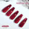 Cherry Ruby Magnetic Cat Eye Gel Nail Polish 15ml Chameleon Red UVLED Manicure Gel 6