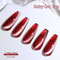 Cherry Ruby Magnetic Cat Eye Gel Nail Polish 15ml Chameleon Red UVLED Manicure Gel 9