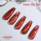 Cherry Ruby Magnetic Cat Eye Gel Nail Polish 15ml Chameleon Red UVLED Manicure Gel 12