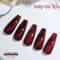 Cherry Ruby Magnetic Cat Eye Gel Nail Polish 15ml Chameleon Red UVLED Manicure Gel 13