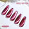 Cherry Ruby Magnetic Cat Eye Gel Nail Polish 15ml Chameleon Red UVLED Manicure Gel 15