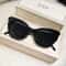 Vintage Cat Eye Sunglasses For Women Retro Designer Gradient Lens Shades 1