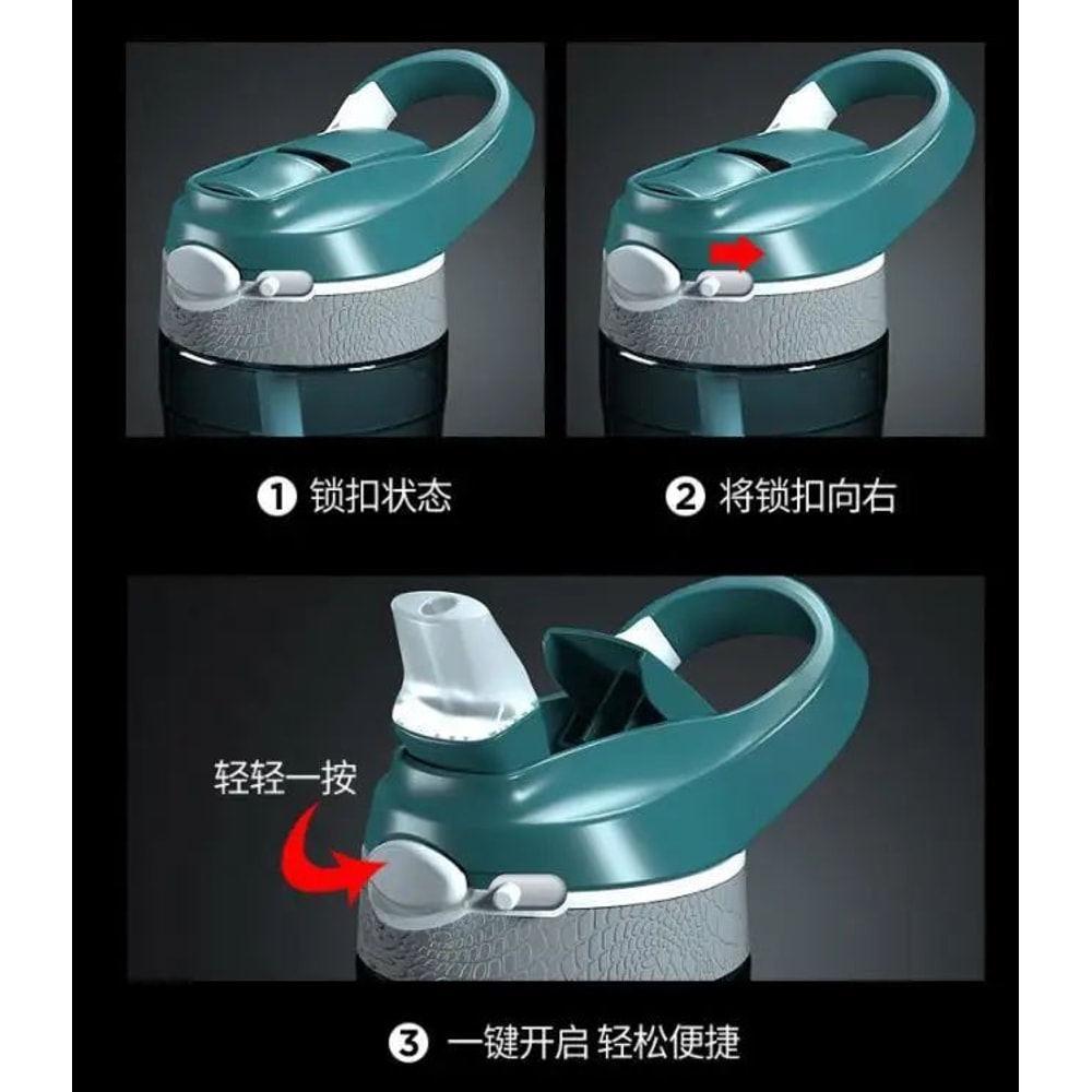 Tritan Hydration Pro Water Bottle With Straw BPAFree Gym Outdoor Sports Bottle 750ml1000ml 2