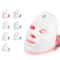 7Color LED Light Therapy Mask Rechargeable Photon Facial Rejuvenation AntiAging Skin Care Device 4