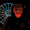 LED Skull Mask Glowing Halloween Cosplay Mask With Cold Light Effects 2