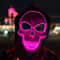 LED Skull Mask Glowing Halloween Cosplay Mask With Cold Light Effects 4