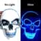 LED Skull Mask Glowing Halloween Cosplay Mask With Cold Light Effects 5