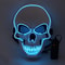LED Skull Mask Glowing Halloween Cosplay Mask With Cold Light Effects 7