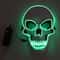 LED Skull Mask Glowing Halloween Cosplay Mask With Cold Light Effects 8
