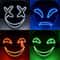 GlowGrin LED Clown Mask Light Up LED Clown Mask For Halloween Cosplay Scary Party Costumes 0