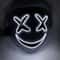GlowGrin LED Clown Mask Light Up LED Clown Mask For Halloween Cosplay Scary Party Costumes 1