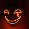 GlowGrin LED Clown Mask Light Up LED Clown Mask For Halloween Cosplay Scary Party Costumes 2