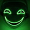 GlowGrin LED Clown Mask Light Up LED Clown Mask For Halloween Cosplay Scary Party Costumes 3