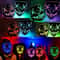 Neon Glow LED Purge Mask Wireless Light Up Halloween Cosplay Mask 0