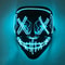 Neon Glow LED Purge Mask Wireless Light Up Halloween Cosplay Mask 1