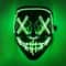 Neon Glow LED Purge Mask Wireless Light Up Halloween Cosplay Mask 2