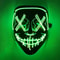 Neon Glow LED Purge Mask Wireless Light Up Halloween Cosplay Mask 2