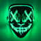 Neon Glow LED Purge Mask Wireless Light Up Halloween Cosplay Mask 3