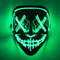 Neon Glow LED Purge Mask Wireless Light Up Halloween Cosplay Mask 3
