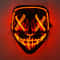 Neon Glow LED Purge Mask Wireless Light Up Halloween Cosplay Mask 5