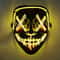 Neon Glow LED Purge Mask Wireless Light Up Halloween Cosplay Mask 7