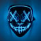 Neon Glow LED Purge Mask Wireless Light Up Halloween Cosplay Mask 8