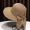 Elegant Bowknot Wide Brim Sun Hat Breathable Straw Sun Hat For Women With UV Protection 6