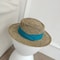 Handmade Straw Beach Hat Elegant Panama Hat For Women With Concave Flat Brim Sun Protection 8