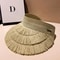 Chic Tassel Straw Sun Visor Hat With UV Protection For Women 4