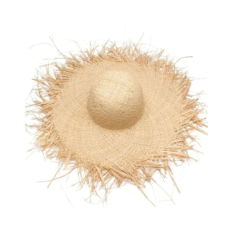 Coastal Breeze Womens Beach Sun Hat Lightweight Wide Brim Straw Hat For Summer 1
