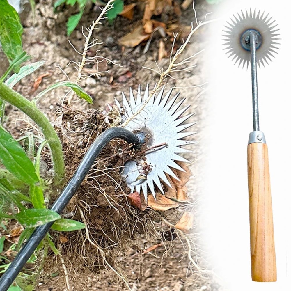 Sunflower MultiEdge Garden Weeding Tool Durable Manual Weed Remover For Effortless Lawn Care 2
