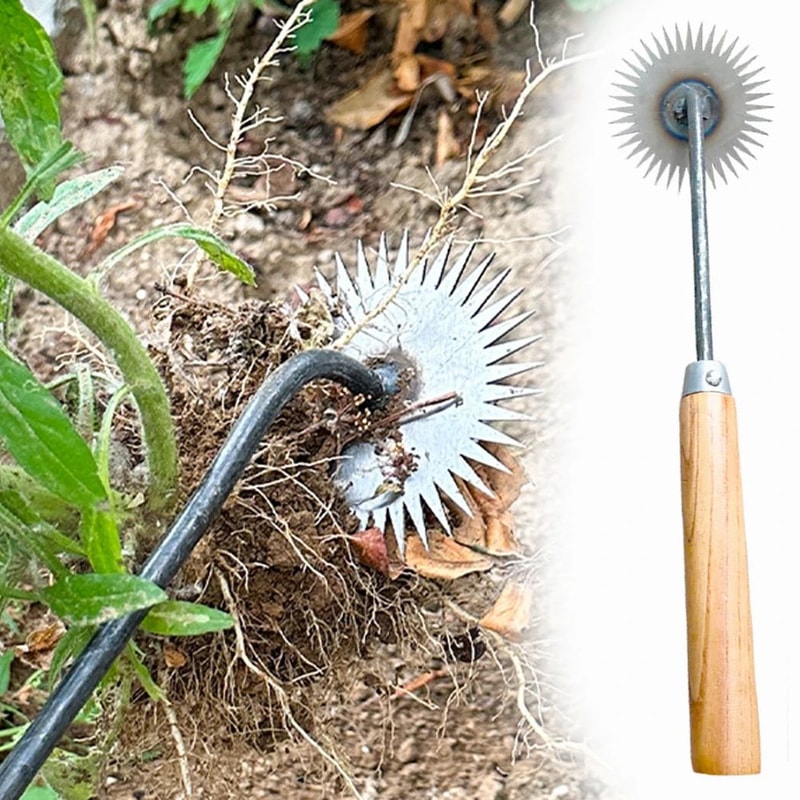 Sunflower MultiEdge Garden Weeding Tool Durable Manual Weed Remover For Effortless Lawn Care 2