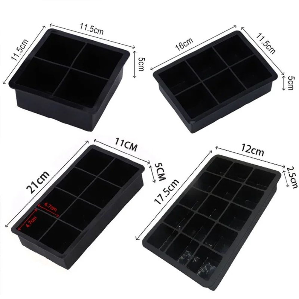 Premium Silicone Ice Cube Mold Spherical Whiskey Ice Mold Reusable Cocktail Ice Tray 4