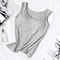 SlimFit Comfort Tank Top With BuiltIn Bra Padded Casual Summer Camisole For Women 1