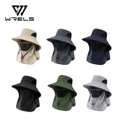high-performance uv sun shield fishing hat with neck flap