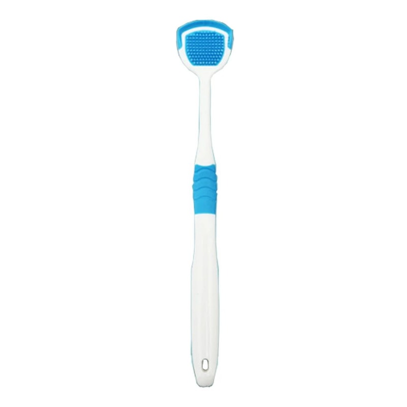 SoftFlex Silicone Tongue Scraper Brush Reusable Silicone Tongue Cleaner For Fresh Breath Oral Car 6