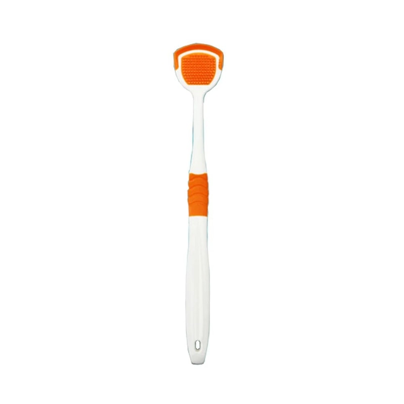SoftFlex Silicone Tongue Scraper Brush Reusable Silicone Tongue Cleaner For Fresh Breath Oral Car 8