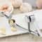 HeavyDuty Zinc Alloy Garlic Press Crusher Ergonomic Manual Garlic Mincer Tool 2