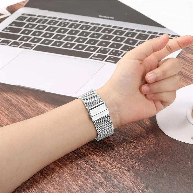 Universal Milanese Watch Band Stainless Steel Mesh Watch Strap With Quick Release 1422mm 1