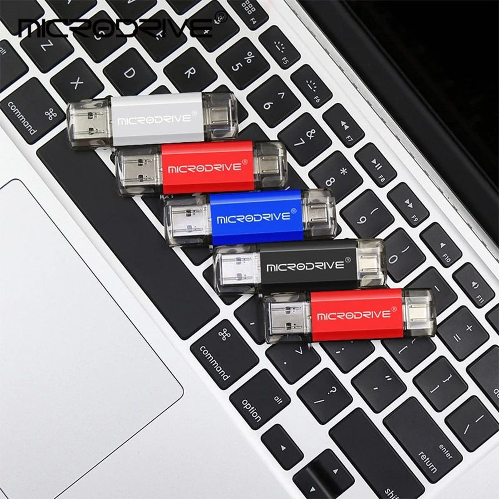 DualLink 2in1 USBC Flash Drive OTG Memory Stick For Phones Tablets PCs 0