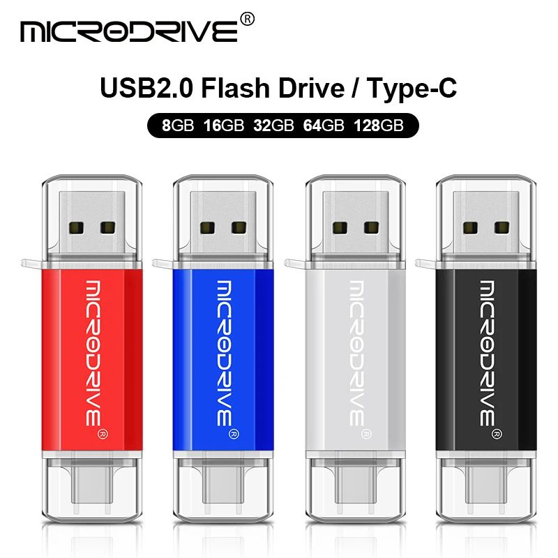 DualLink 2in1 USBC Flash Drive OTG Memory Stick For Phones Tablets PCs 3