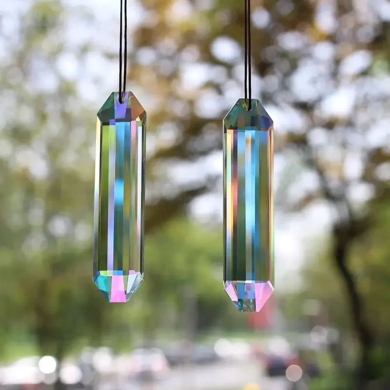 Crystal Rainbow Sun Catcher Window Prism Set Hanging Crystal Rainbow Maker Decor For Home Garden 4