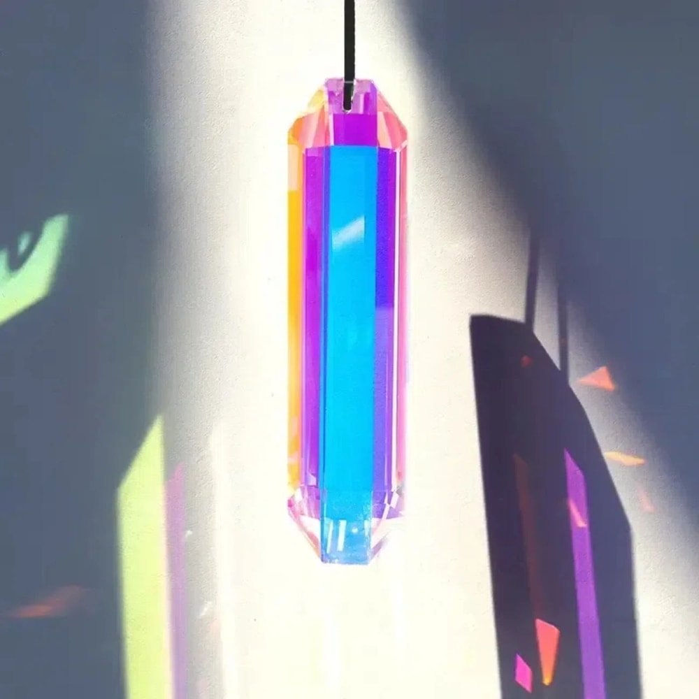 Crystal Rainbow Sun Catcher Window Prism Set Hanging Crystal Rainbow Maker Decor For Home Garden 5