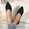 Elegant Knit Comfort Womens Pointed Toe Flats Breathable SlipOn Ballet Loafers 3