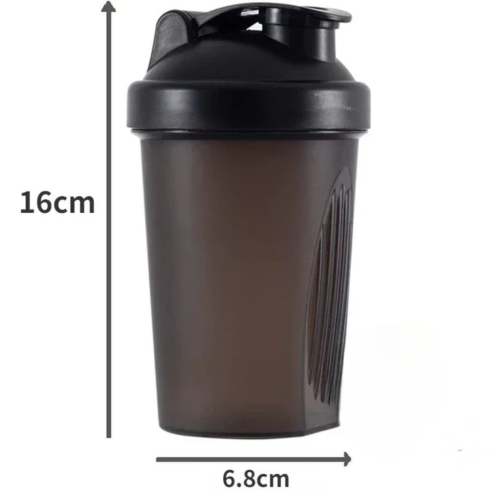 400ml Leakproof Protein Shaker Bottle With Stainless Mixing Ball 1