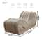 Portable Inflatable Sofa Chair Outdoor Air Lounger For Camping Beach Travel 4